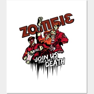 Join Us Zombie Posters and Art